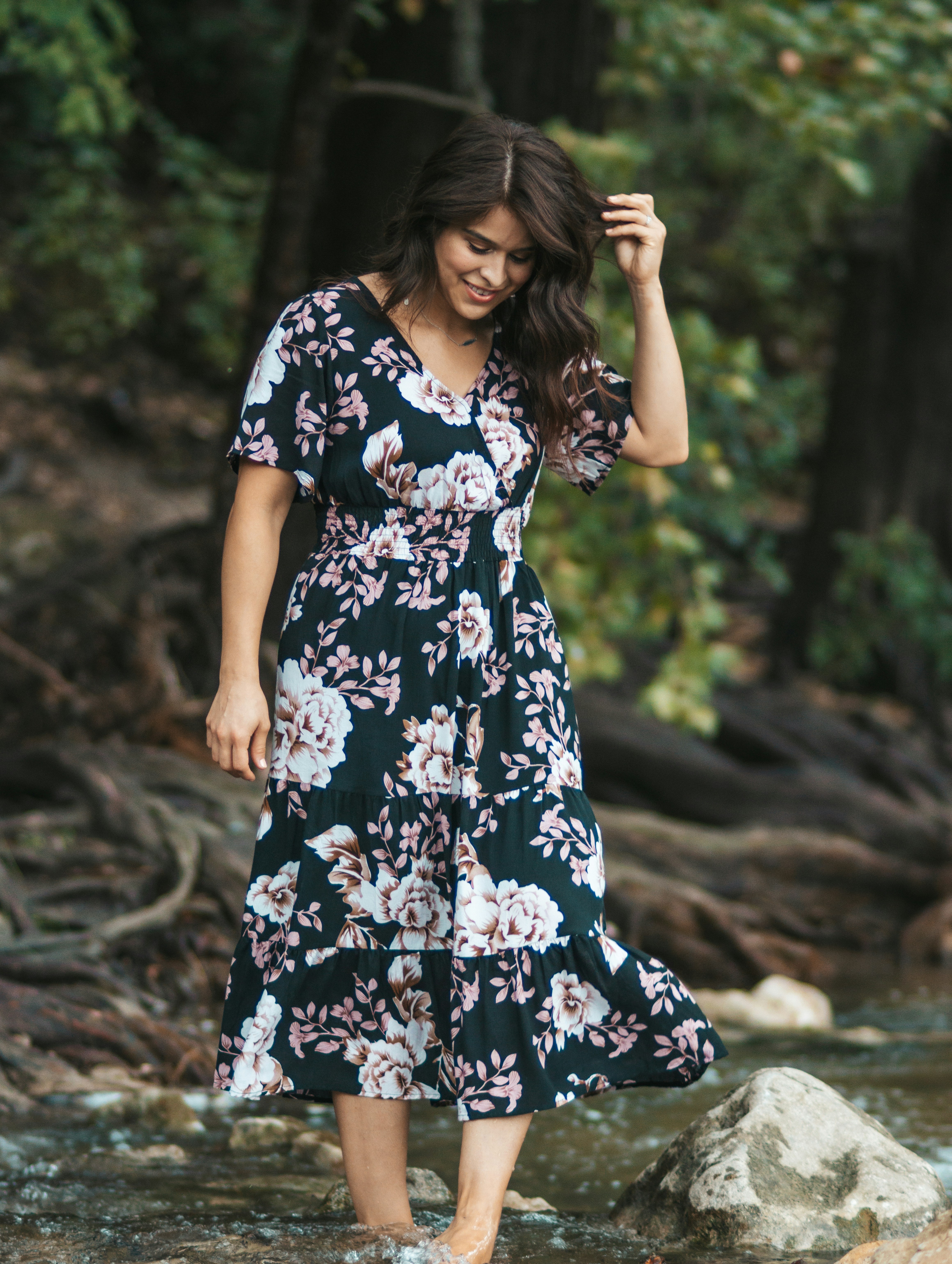 flowery dress